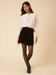Nobody's Child Scallop A-Line Wrap Mini Skirt