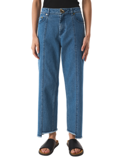 AKYN Sol Straight Jeans, Blue, Blue