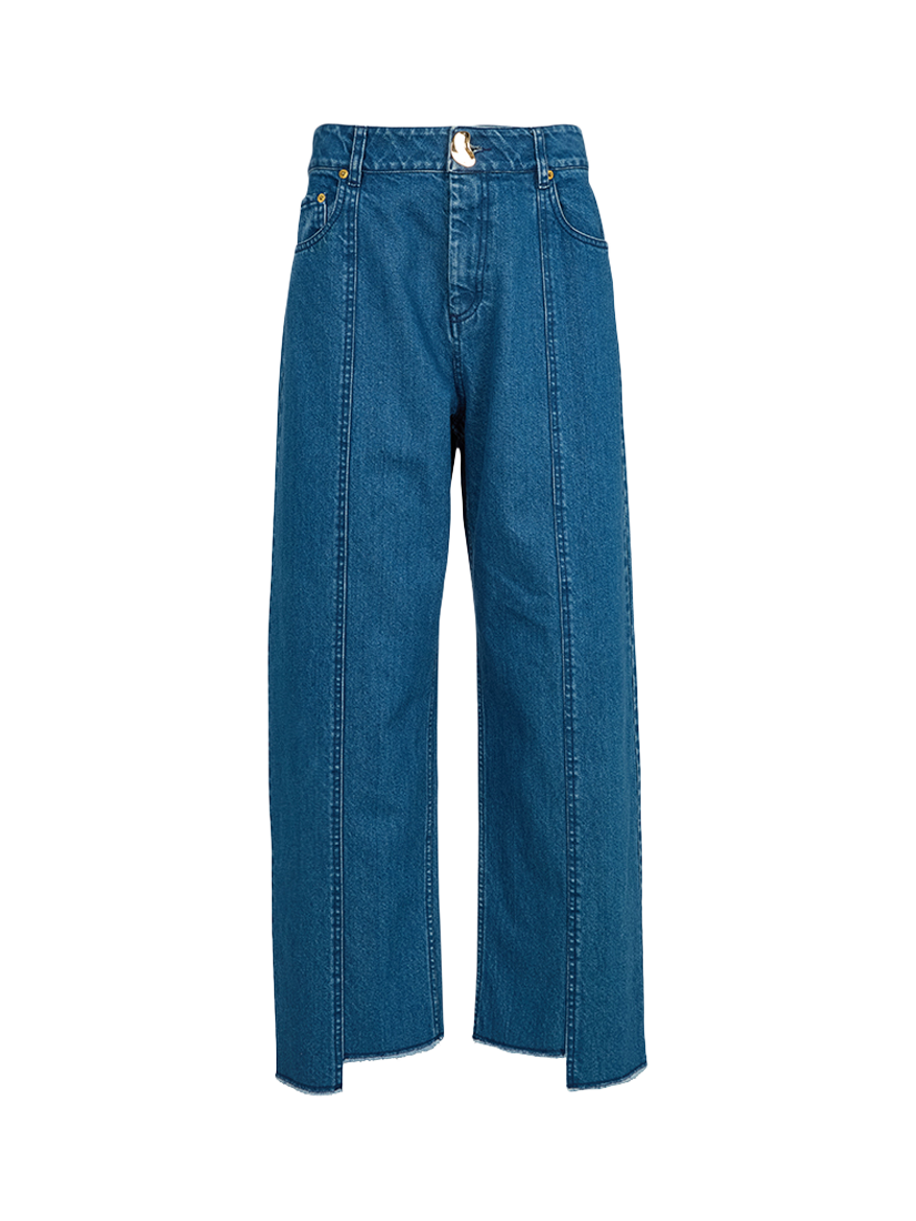 Product image 4 of 4, which shows AKYN Sol Straight Jeans, Blue, 8