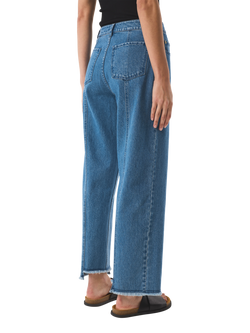 AKYN Sol Straight Jeans, Blue - view 2, Blue