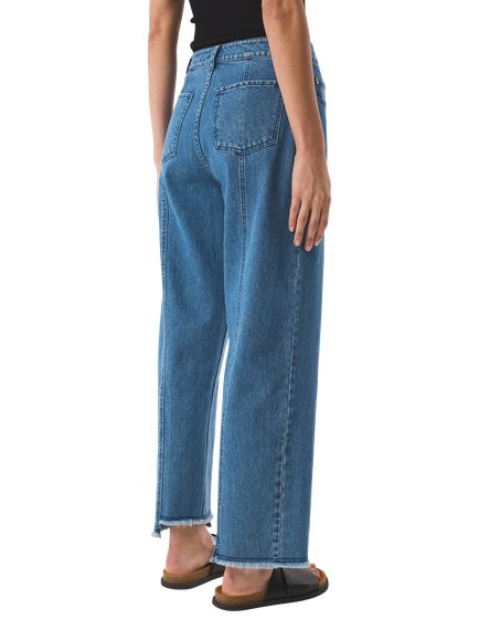 AKYN Sol Straight Jeans, Blue - view 2, Blue