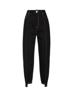 AKYN Sol Tapered Jeans, Black - view 2, Black