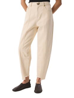 AKYN Sol Tapered Jeans, White, White