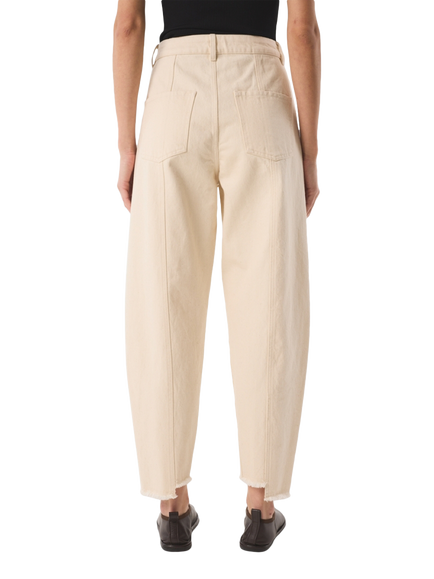 AKYN Sol Tapered Jeans, White - view 2, White