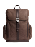 Carl Friedrik Traverse Leather Backpack, 27L, Chocolate