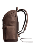 Carl Friedrik Traverse Leather Backpack, 27L, Chocolate