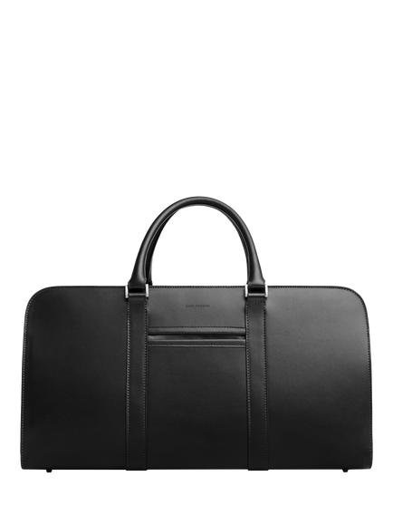 Carl Friedrik Palissy Leather Weekend Bag, 30L, Black