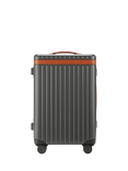 Carl Friedrik The Carry-On 4-Wheel 56cm Cabin Case, 40L, Grey/Cognac