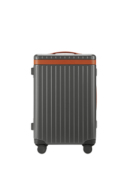 Carl Friedrik The Carry-On 4-Wheel 56cm Cabin Case, 40L, Grey/Cognac