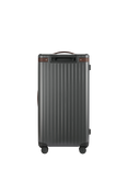 Carl Friedrik The Trunk 4-Wheel 72cm Large Suitcase, 90L, Grey/Chocolate