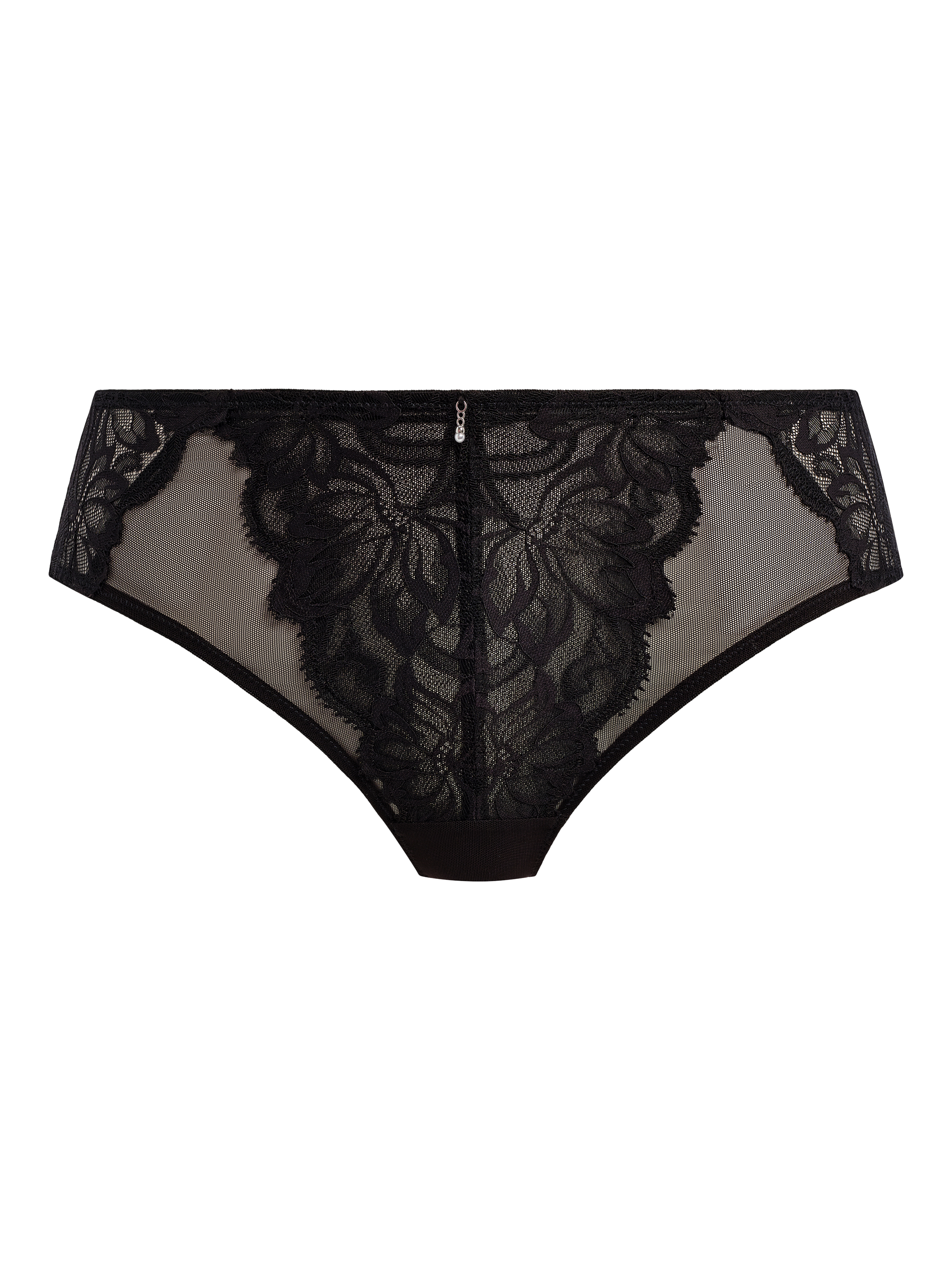 Product image 6 of 6, which shows Wacoal Abéllia Mid-Rise Knickers, Black, S
