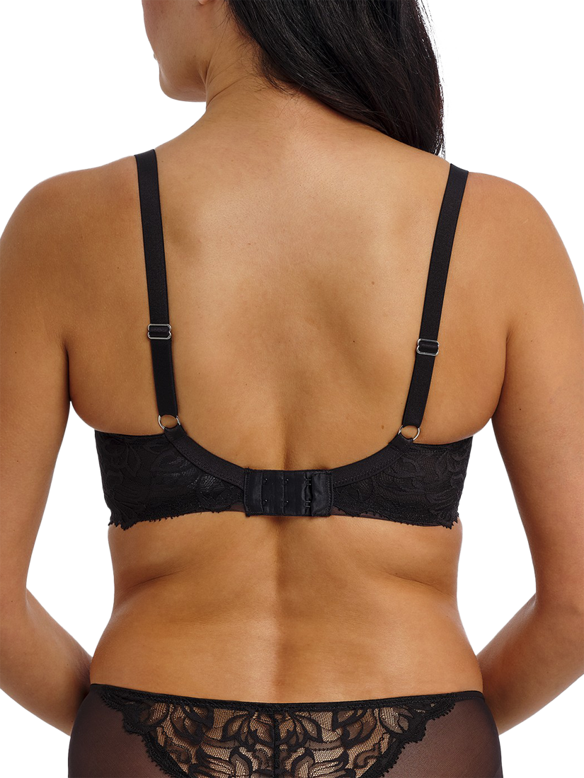 Product image 2 of 5, which shows Wacoal Abéllia Underwired Bra, Black, 32C