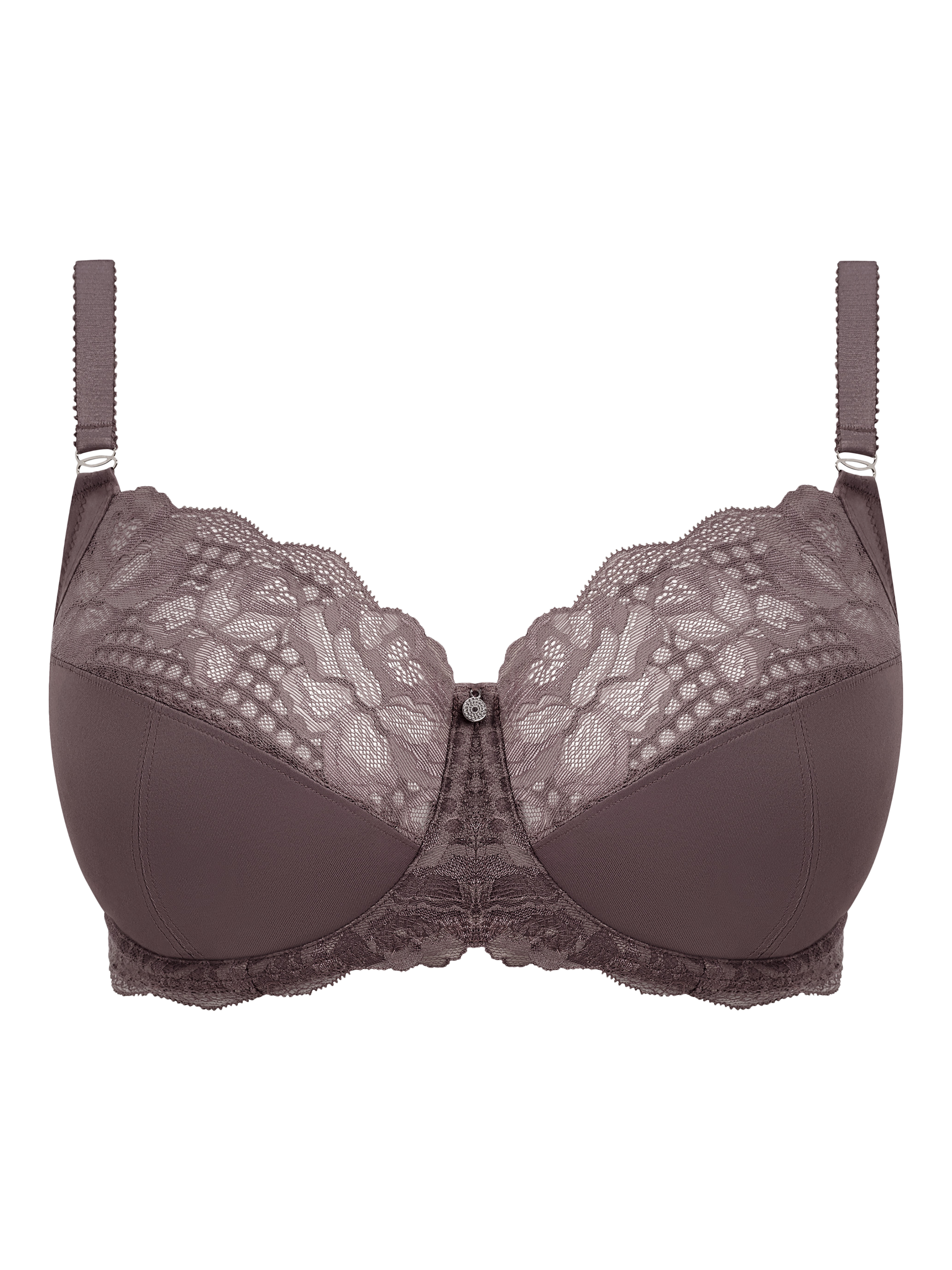 Product image 6 of 6, which shows Fantasie Lace Underwire Non Padded Bra , Warm Ombre, 32DD
