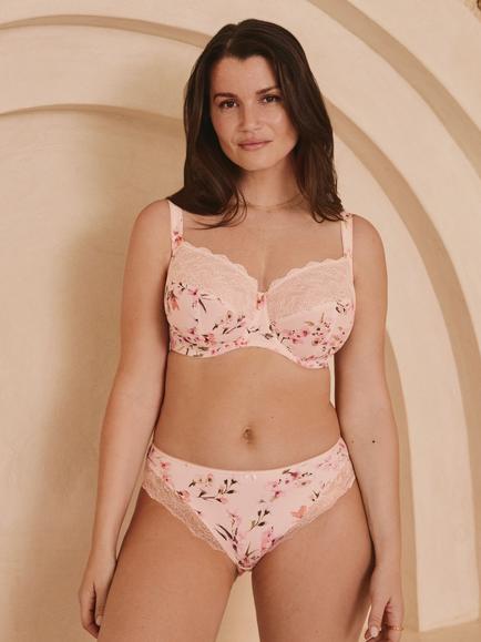 Fantasie Lucia Underwired Side Support Bra, Rosewater - view 2, Rosewater