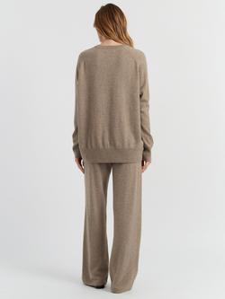 Chinti & Parker Slouchy Pure Cashmere Jumper - view 2, Warm Oatmeal
