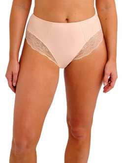 Fantasie Cesile High Waist Knickers, Peach Sorbet, Peach Sorbet