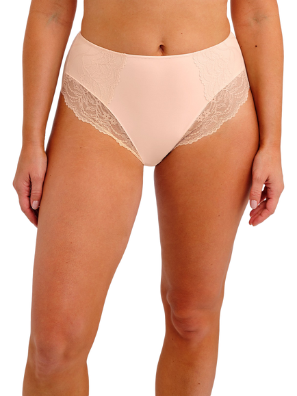 Fantasie Cesile High Waist Knickers, Peach Sorbet