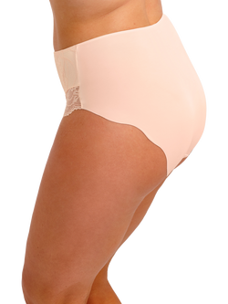 Fantasie Cesile High Waist Knickers, Peach Sorbet - view 2, Peach Sorbet