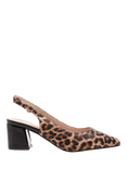Paradox London Flynn Wide Fit Slingback Court Shoes, Multi