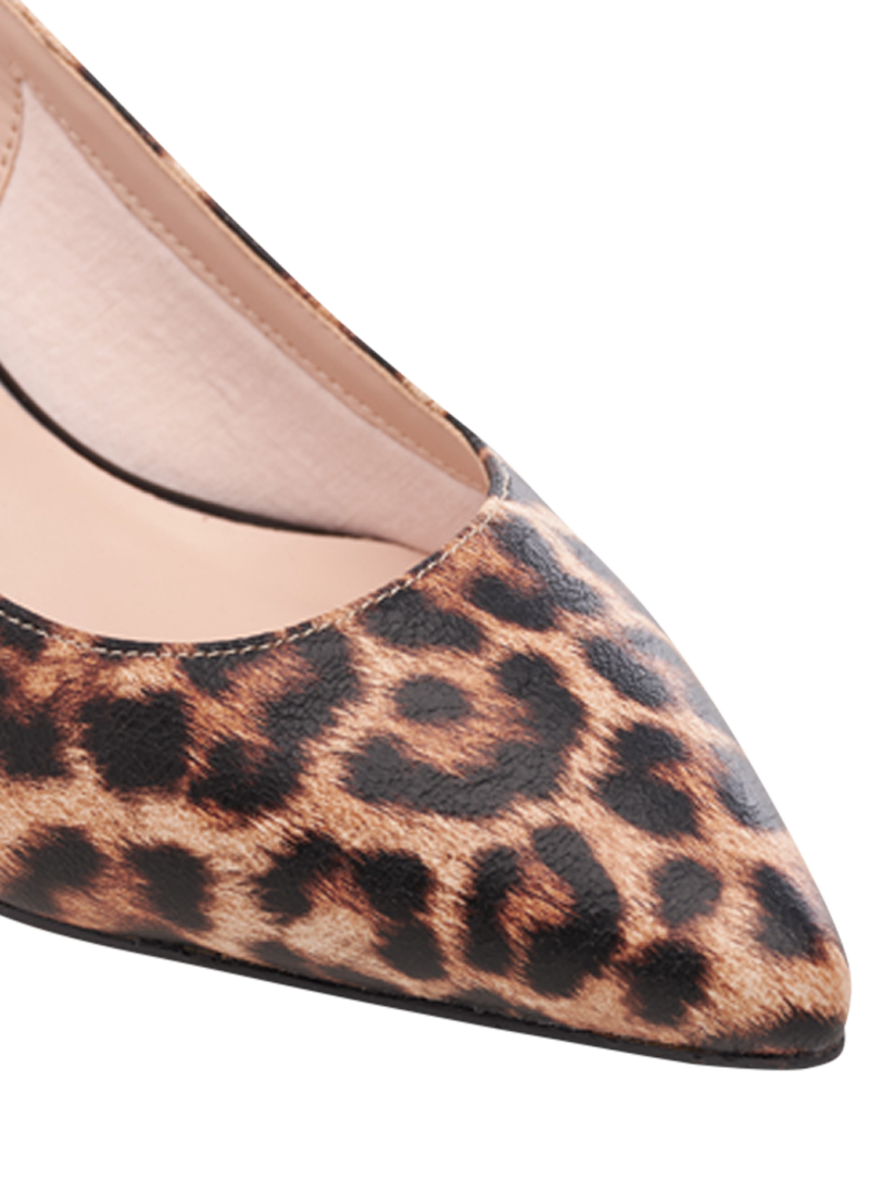 Product image 7 of 8, which shows Paradox London Flynn Wide Fit Slingback Court Shoes, Multi, 3W