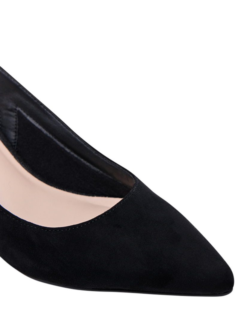 Product image 7 of 7, which shows Paradox London Isadora Wide Fit Slingback Court Shoes, Black, 3W