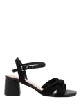 Paradox London Nalani Wide Fit Block Heel Sandals, Black
