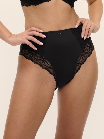 Fantasie Cesile High Waist Knickers, Black