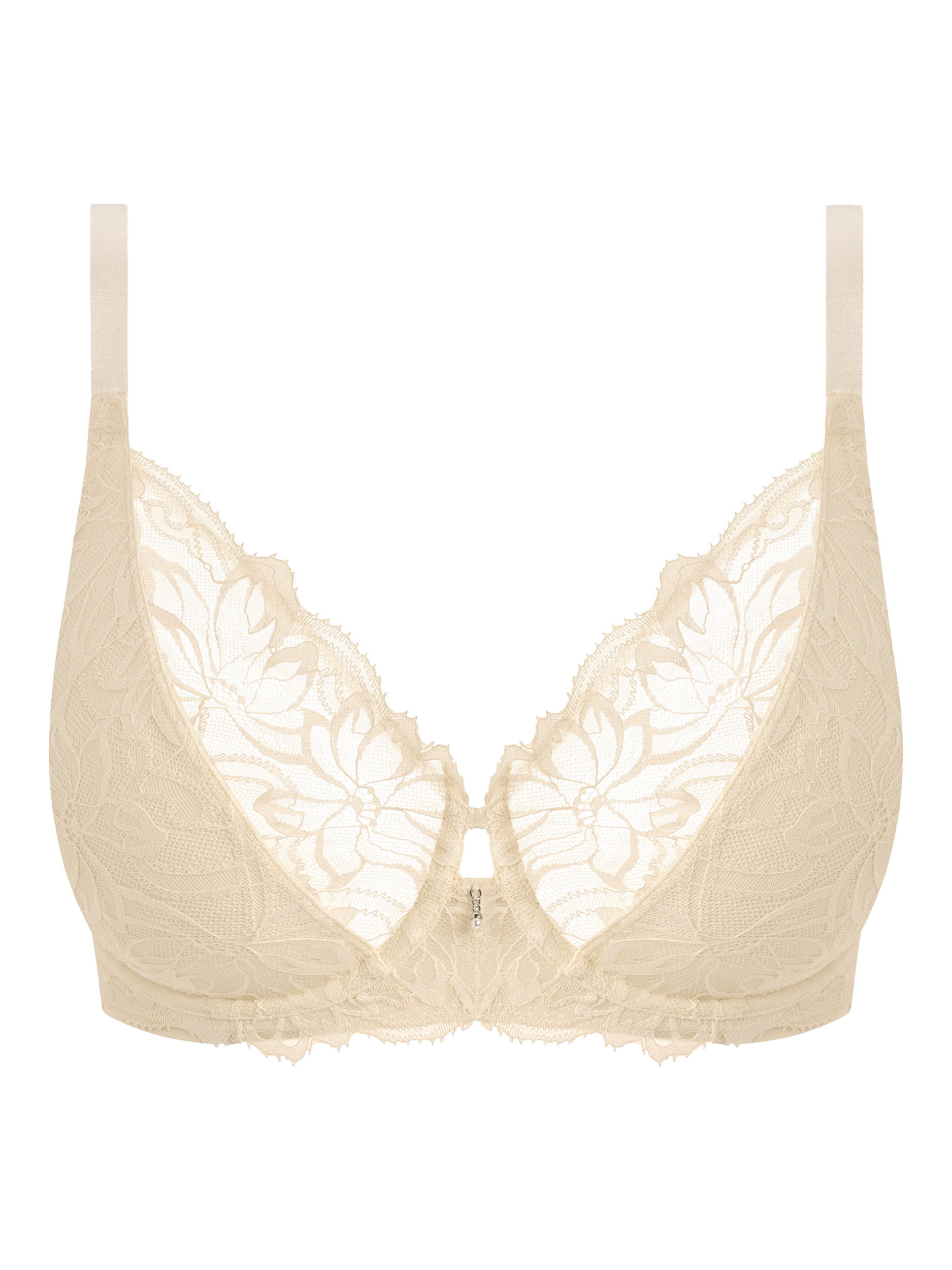Product image 5 of 5, which shows Wacoal Abellia Underwired Bra, Gardenia, 32C