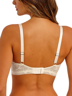Wacoal Abellia Underwired Plunge Bra, Gardenia - view 2, Gardenia
