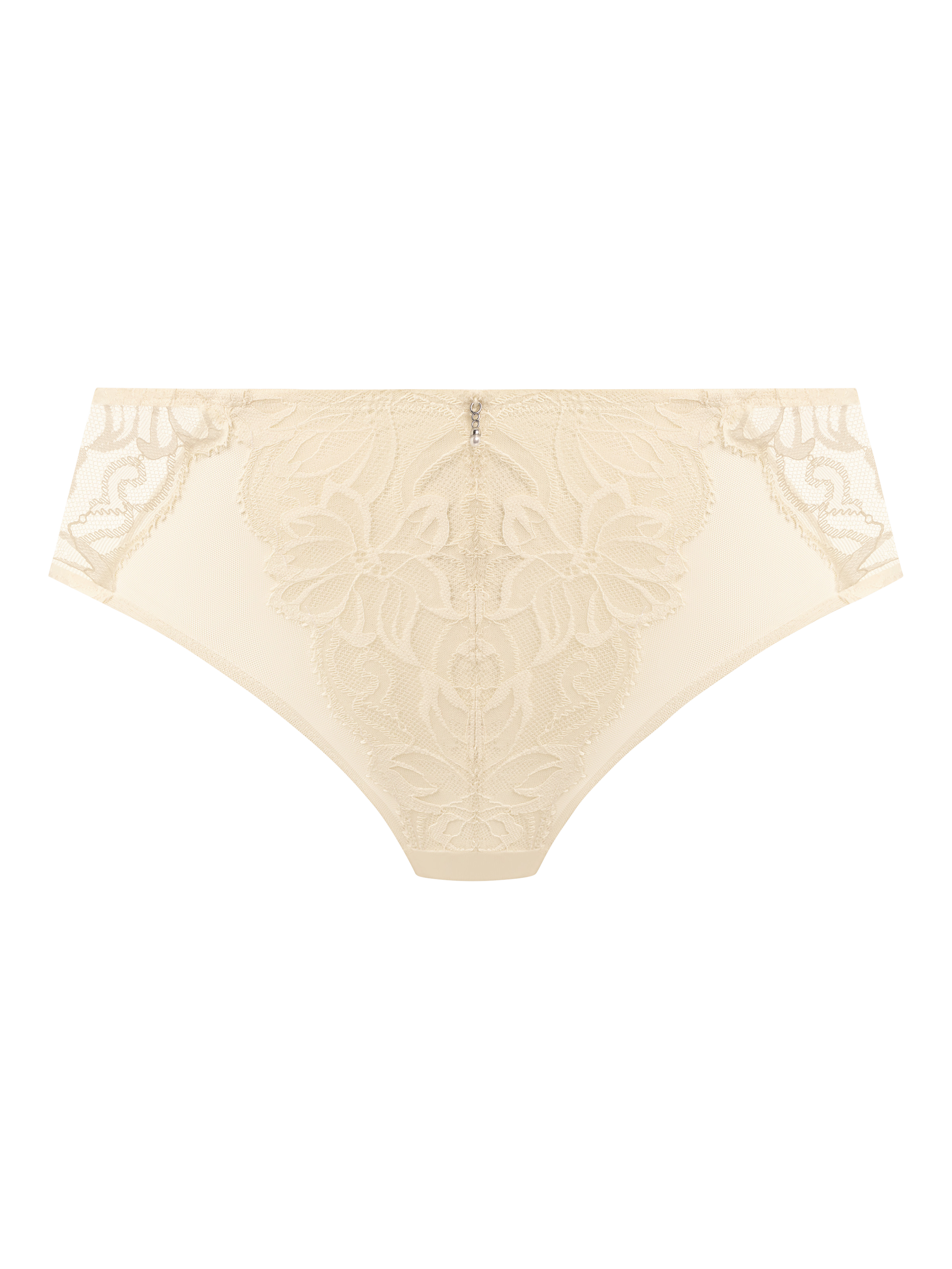 Product image 5 of 5, which shows Wacoal Abellia Mid-Rise Knickers, Gardenia, S