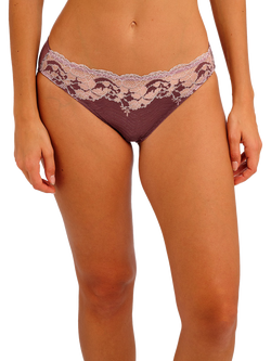 Wacoal Modern Affair Bikini Knickers, Rose Brown, Rose Brown
