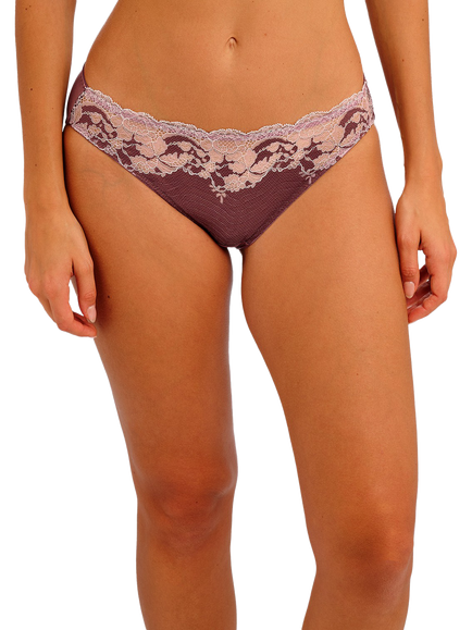 Wacoal Modern Affair Bikini Knickers, Rose Brown, Rose Brown