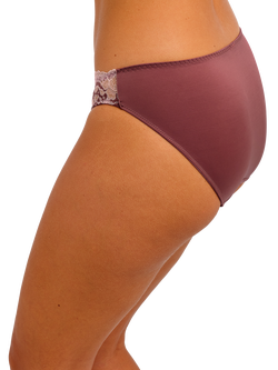 Wacoal Modern Affair Bikini Knickers, Rose Brown - view 2, Rose Brown