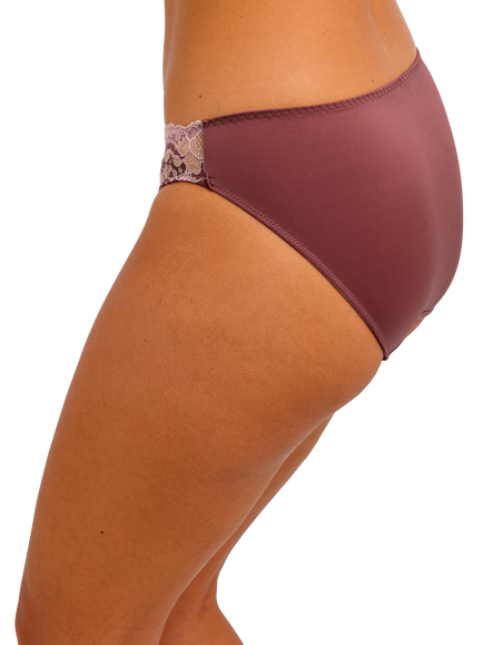 Wacoal Modern Affair Bikini Knickers, Rose Brown - view 2, Rose Brown