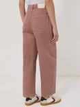 Jigsaw Kensington Barrel Leg Jeans, Washed Pink