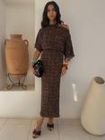 Never Fully Dressed Tilly Leopard Print Dress, Multi
