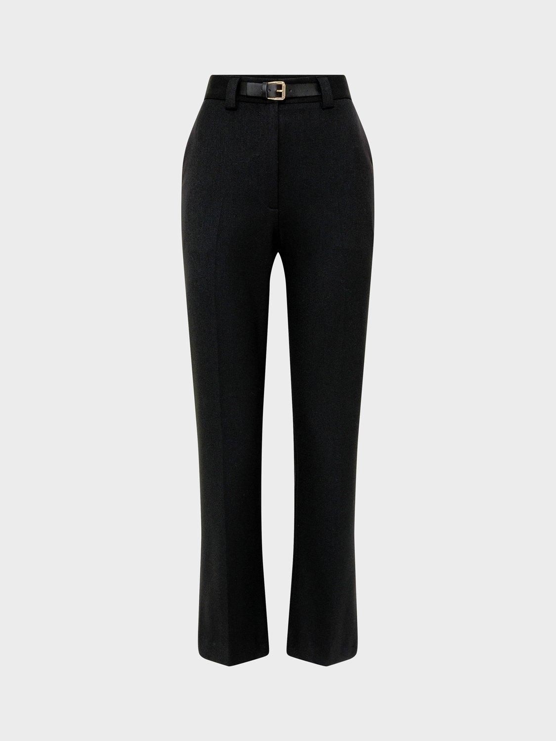 Product image 2 of 2, which shows Gerard Darel Constance Tailored Trousers, Black, 6