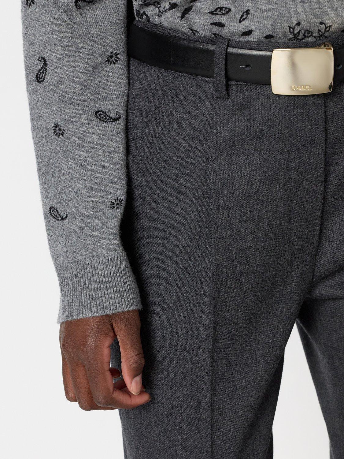 Product image 6 of 6, which shows Gerard Darel Celina Tailored Trousers, Charcoal Grey, 10