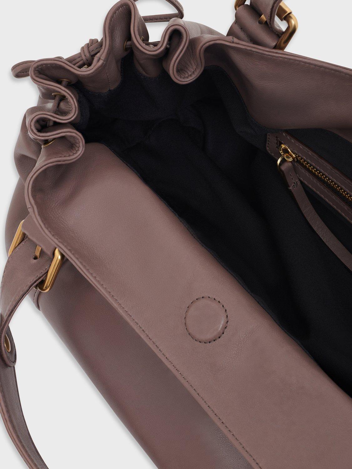 Product image 3 of 3, which shows Gerard Darel 24H Leather Bag, Stone