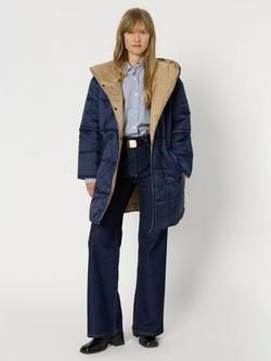 Gerard Darel Mathilde Puffer Jacket, Night Blue, Night Blue