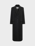 Gerard Darel Meli Wool Blend Coat, Black