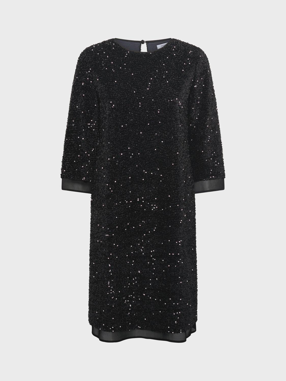 Product image 4 of 6, which shows Gerard Darel Liora Sequin Dress, Black, 8