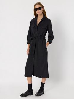 Gerard Darel Lucie Shirt Dress, Charcoal, Charcoal