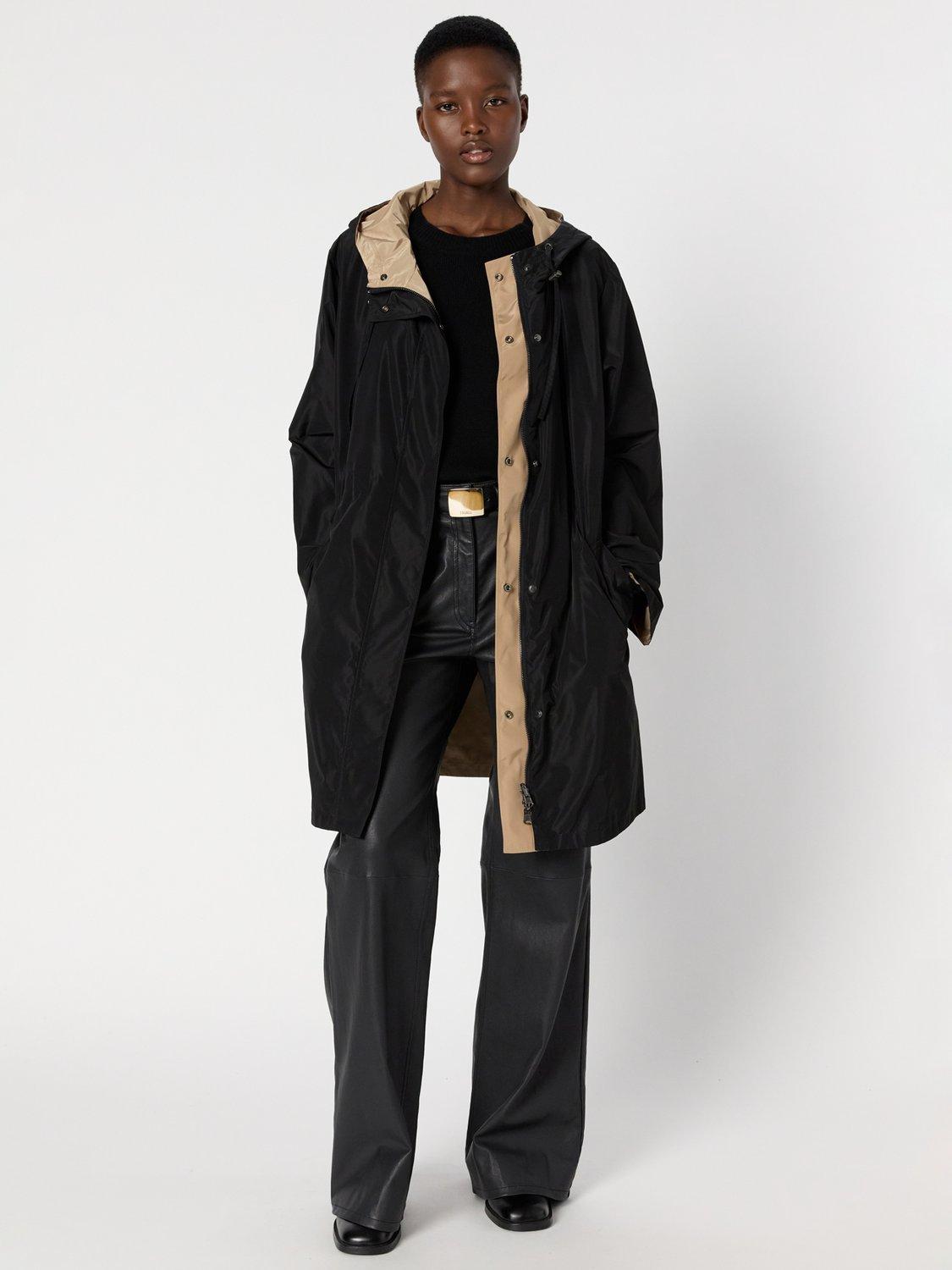 Product image 1 of 8, which shows Gerard Darel Ximena Reversible Trench Coat, Black, 12