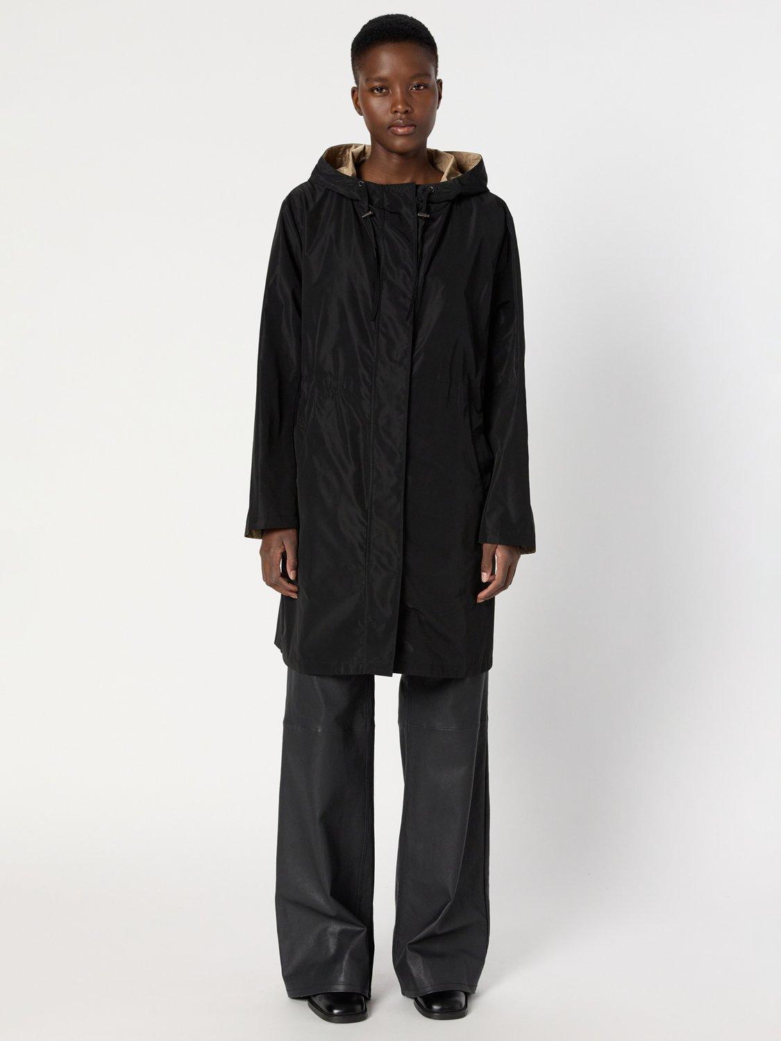 Product image 2 of 8, which shows Gerard Darel Ximena Reversible Trench Coat, Black, 12