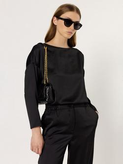 Gerard Darel Angele Jersey Top, Black, Black