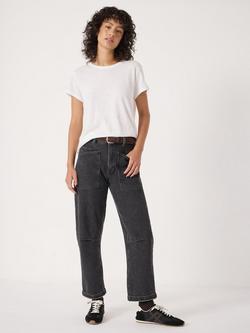 HUSH Cordi Barrel Leg Jeans, Washed Black