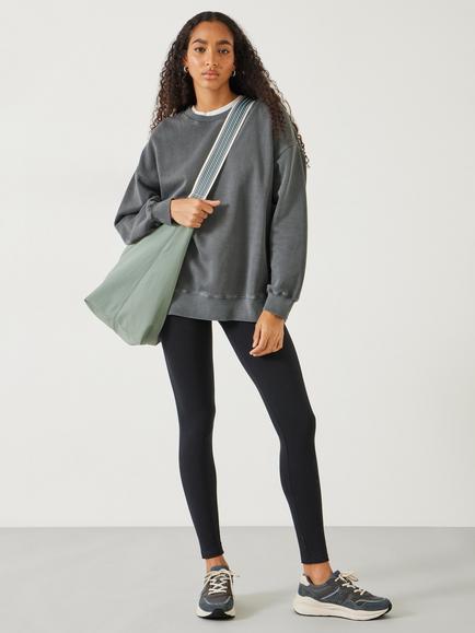 HUSH Essential Cotton Leggings - view 2, Black