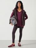 HUSH Essential Cotton Leggings, Chocolate Brown