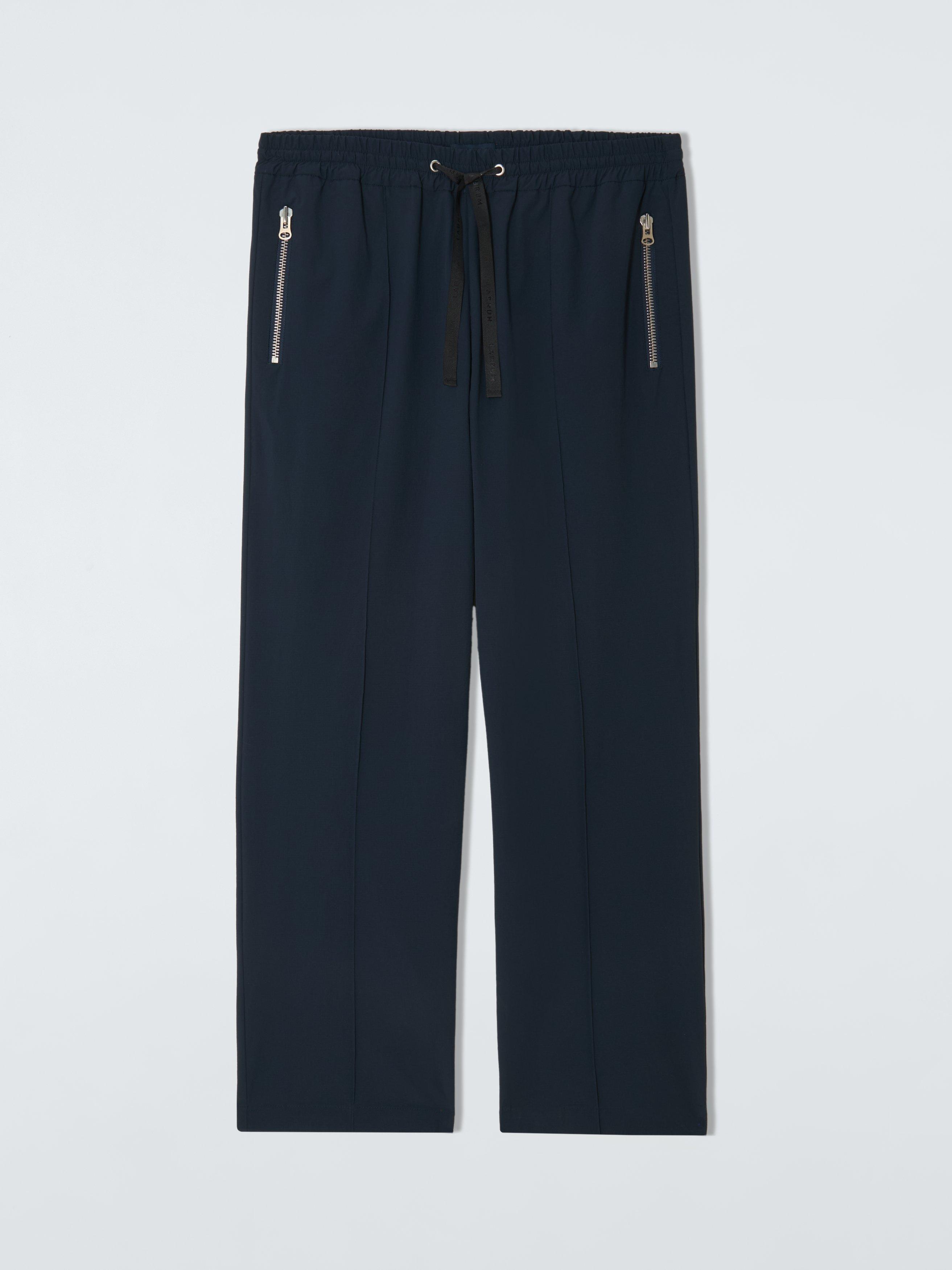 Product image 4 of 6, which shows John Lewis x LABRUM Tech Track Joggers, Navy, S